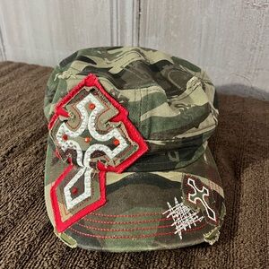 Rainbow Olive Green Cap